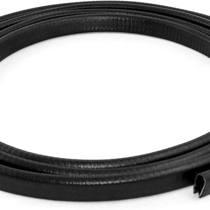 U-Shape Edge Trim, 10 Feet Weather Stripping Car Door Edge Protector, Flexible Push-On Rubber Guard for 1/4" Sharp Metal Edges
