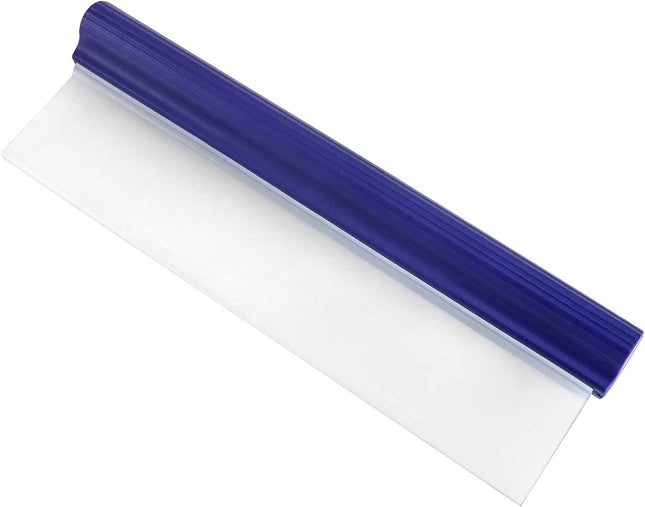 Water Car Squeegee 12 inch Flexible Water Silicone Window Squeegee for Car Or Home Use Blue