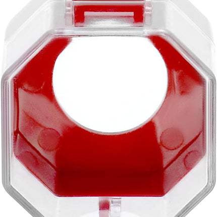 Emergency Stop Button Cover, 4 Pack Plastic Switch Cover Protector, Toggle Switch Push Button Switch Lockout Cover, Add Protection