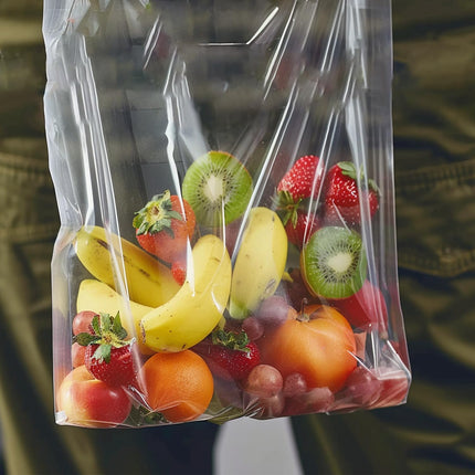 Extra Large Storage Bags - Zipper Seal, 3.1-mil Thick, Heavy Duty, 5 Gallon 18" x 24", Jumbo Plastic Bags for Clothes, Travel, Moving, Large Reusable Freezer Bags, BPA-Free (10 Count)