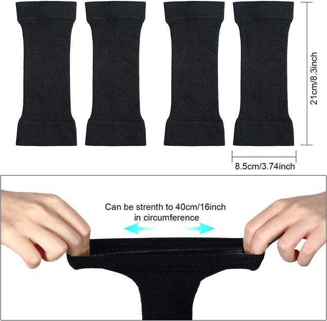 2 Pairs Arm Shapers for Plus Size Women Upper Arm Sleeves Wraps Slim Arm Compression Sleeve for Arms – product detail