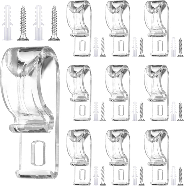 20 Sets Roller Shade Clear Safety Chain and Cord Guide Curtain P Clip Blind Cord V1258-DP02-B-3057