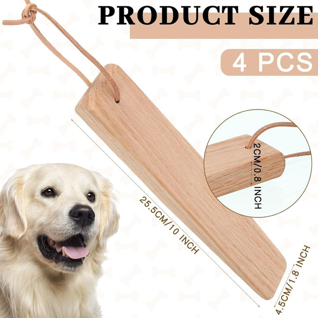2 Pcs Break Stick Dog Fight 10.04'' x 1.77'' x 0.79'' Dog Stick Toy with Ropes for Training German – product detail