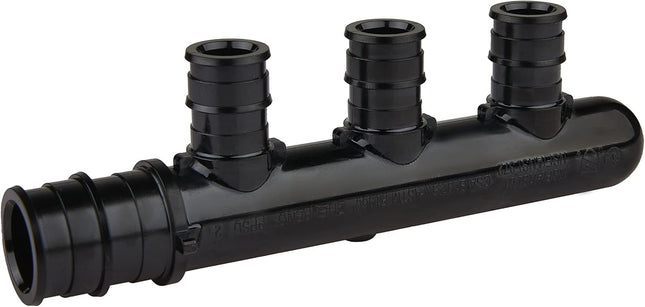 3 Ports Pex-A Expansion Poly PPSU Closed Manifold 3/4 Trunk 1/2 Port (3 Ports) (PPSU1960034)