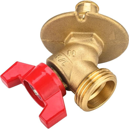 Valve 1/4-Turn Sillcock Hose Bibb with Flange 1/2 in. Pex-a Expansion Inlet x 3/4 in. MHT Outlet, ASTM 1960 (1),(SILLCOCK005)