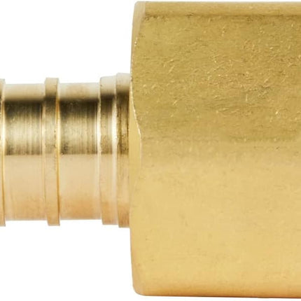 (Pack of 2)  Barb Crimp Pex fittings 1/2" X1/2" Female NPT Swivel Adapter,ASTM1807,(PEX1807214-2PCS)