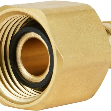 (Pack of 2)  Barb Crimp Pex fittings 1/2" X1/2" Female NPT Swivel Adapter,ASTM1807,(PEX1807214-2PCS)