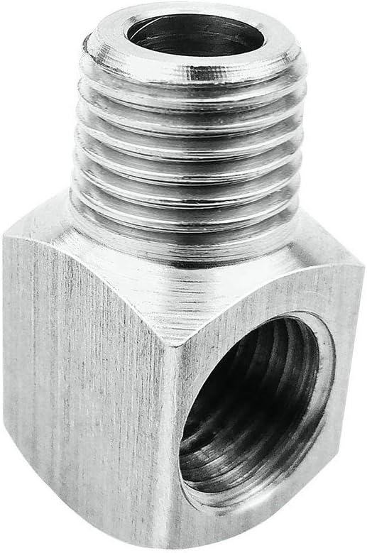Stainless Steel Cast Pipe Fittings 90 Degree Barstock Street Elbow 1/4 NPT Male x 1/4 NPT Female Water Fuel