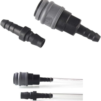Quick Disconnect Set, Air Hose Fitting Quick Connect Coupler, 3/8" Barb Hose, Air Compressor Accessories Fitting, Industrial Type C