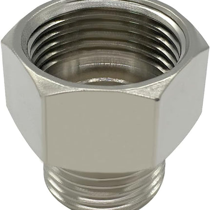 7/8 Female threaded (I.D:15/16) to 1/2 Male threaded (O.D:3/4) Toilet Bidet Hose Pipe Adapter Connector(Pls check your size!)