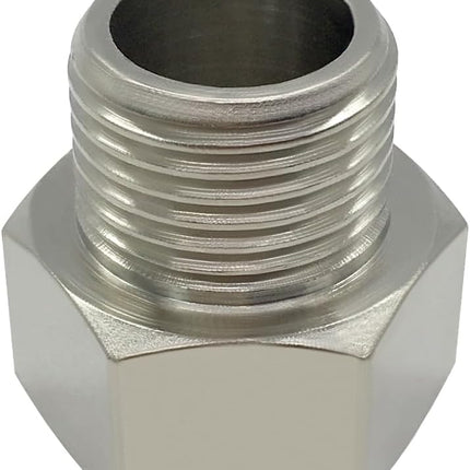 7/8 Female threaded (I.D:15/16) to 1/2 Male threaded (O.D:3/4) Toilet Bidet Hose Pipe Adapter Connector(Pls check your size!)