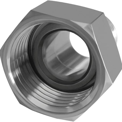 Stainless Garden Hose Adapter 3/4 NPT Male to 3/4 GHT Female Extension Joint Repair Fitting(Pack of 1)