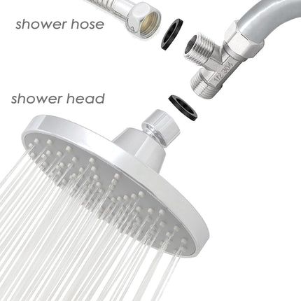 Stainless Steel 1/2" G 3 Way Diverter, Movable Cap Flexible Tee Connector for Angled Valve, Bidet, Sprayer, Shower Arm (All 3 way is 1/2 G threaded!!, Thread ID/OD is 19.8MM/3/4")