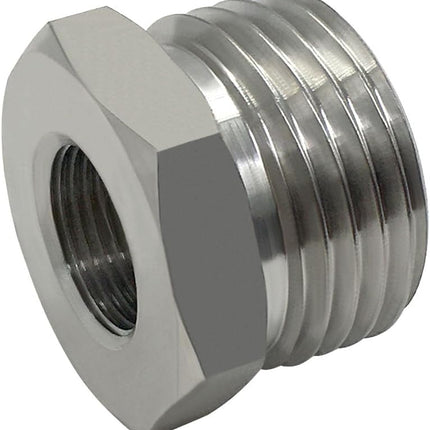 Stainless Steel 3/8 Compression Female Thread(I.D:0.512") to 3/4 Male Garden Hose Threaded(O.D:1.06") Adapter Hex Bushing(Pls check size chart!)