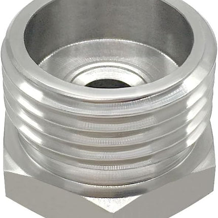 Stainless Steel 3/8 Compression Female Thread(I.D:0.512") to 3/4 Male Garden Hose Threaded(O.D:1.06") Adapter Hex Bushing(Pls check size chart!)