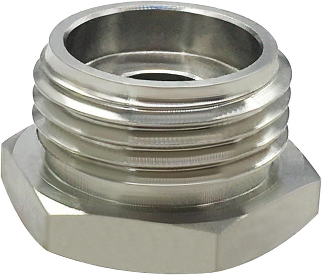 Stainless Steel 3/4 GHT Male x 1/2 G(IPS) Female Bathroom Show Tube to Garden Hose Connector Adapter – product detail