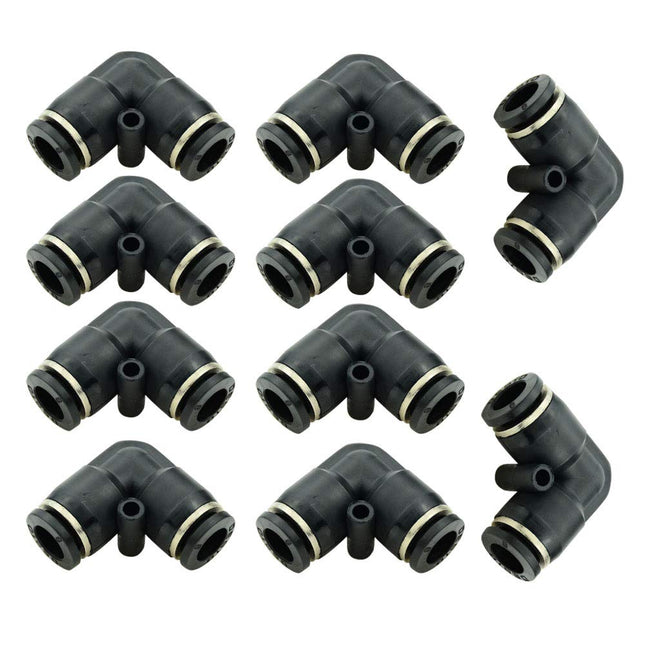 Push to Connect Fitting Elbow 8mm x 8mm Tube OD Pneumatic 90 Degree Degree Adapter Push in Fitting for Air