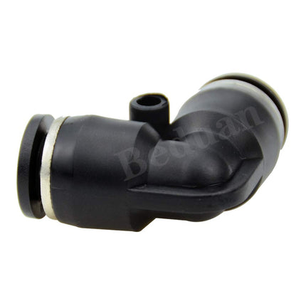 Push to Connect Fitting Elbow, 8mm x 8mm Tube OD Pneumatic 90° Degree Adapter Push in Fitting for Air Compressor （Pack of 10）
