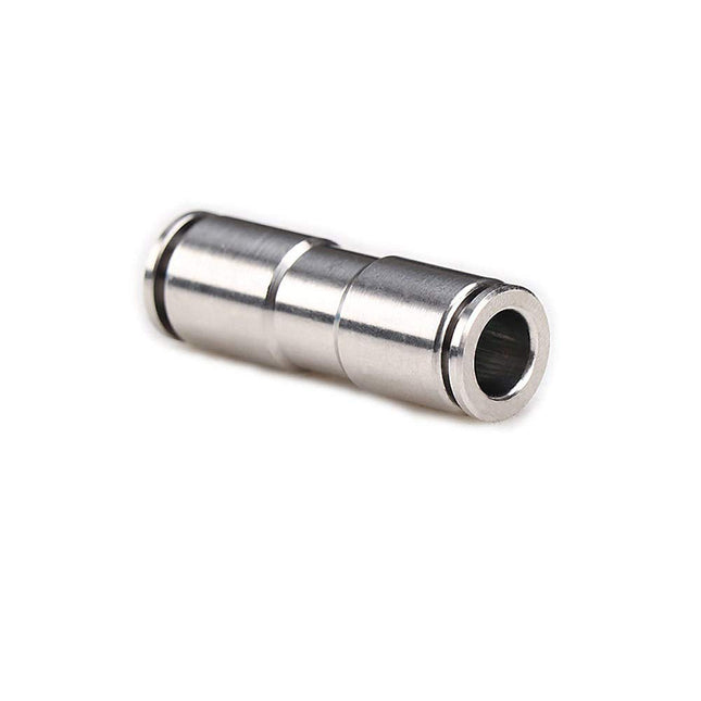 Push to Connect Fitting 1/4 Tube OD 304 Stainless Steel Straight Quick Adapter Union Splicer Joiner Mender