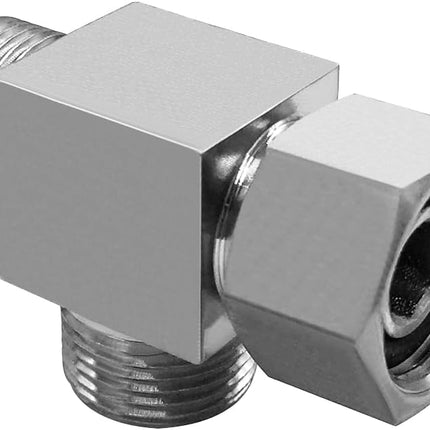 Stainless Steel 3/8 Compression Tee Fitting - 3/8" Inlet & Outlet Angle Stop