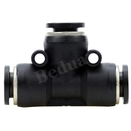 Push to Connect Air Fitting, 12mm Tube OD Pneumatic Tee Union Fitting Push Lock(Pack of 10)