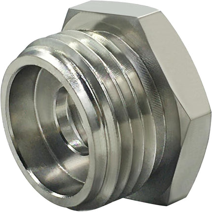 1PCS Stainless Steel 3/4" GHT Male x 1/2" G(IPS) Female Bathroom Show Tube to Garden Hose Connector Adapter Fitting