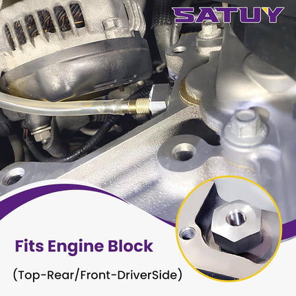 2Pcs Oil Pressure Sensor Adapter | M16x1.5 to 1/8" NPT | LS Swap Sensor Fitting | for LS Series Engines (LS1, LSX, LS3, 4.2L, 4.3L, 4.8L, 5.3L, 6.0L, 6.2L)