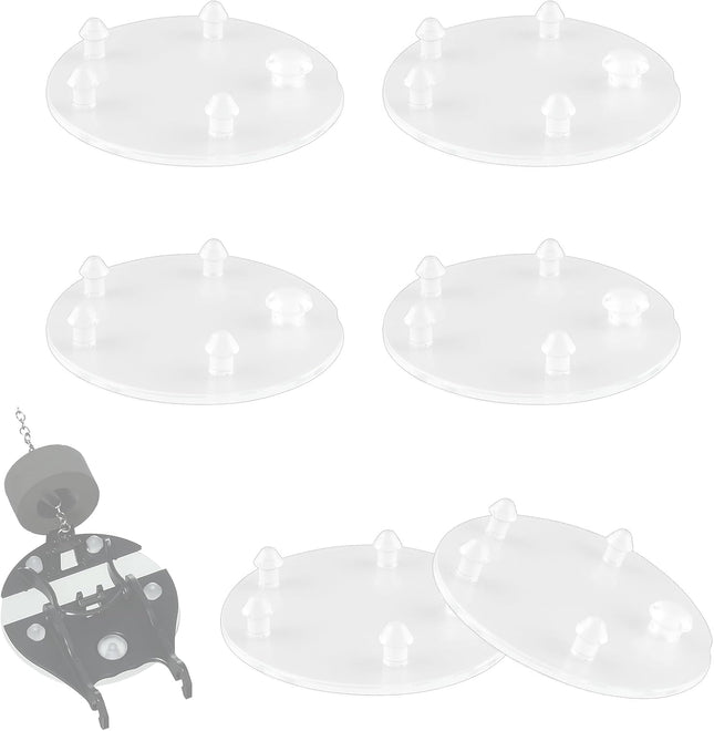 6Pcs 3'' Toilet Tank Silicone Flapper Seal Gaskets Upgraded Replacement for American V1258-DP02-B-3290