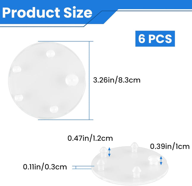 6Pcs 3'' Toilet Tank Silicone Flapper Seal Gaskets Upgraded Replacement for American – product detail