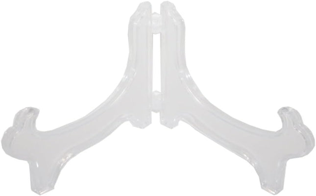 Display Stand Easel Bowl Stand for Display Large Deep Bowls Platters and Deep Dishes Clear