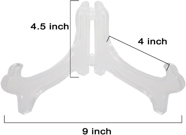 Display Stand Easel Bowl Stand for Display Large Deep Bowls Platters and Deep Dishes Clear – product detail