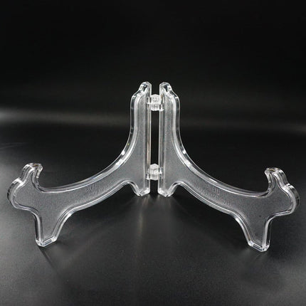 Display Stand Easel Bowl Stand for Display Large Deep Bowls, Platters and Deep Dishes Clear