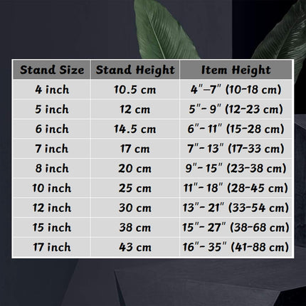 3.5 Inch Black Mini Iron Stand Cookie Holder Display Stand Place Card Holder Display Easels at Weddings, Birthday Party (4 pack)