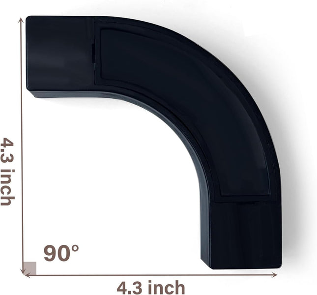 90 Degree Curved Connectors for Track Curtains Ceiling Mount/Wall Mount Ceiling Track for Curtains Room – product detail