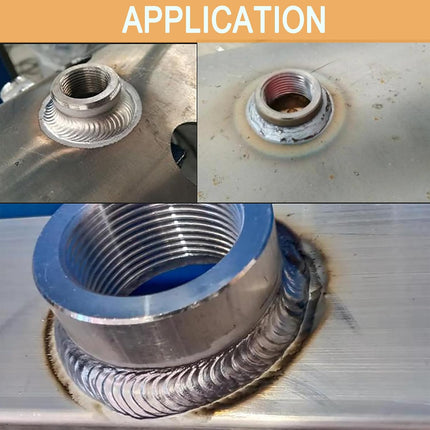 1/4" NPT Female Weld on Bung Fitting Aluminum（2PCS）