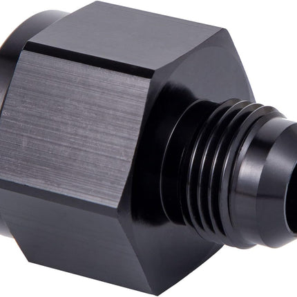 12AN Female to 8AN Male Flare Reducer Adapter Fitting Connector Aluminum Black(2PCS)