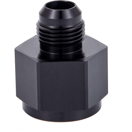 12AN Female to 8AN Male Flare Reducer Adapter Fitting Connector Aluminum Black(2PCS)