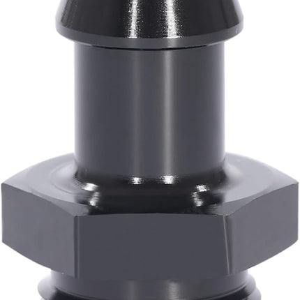 10AN Male Flare to 5/8 Hose Barb Straight Fitting Adapter Aluminum Black， Push Hose Barb Fitting Adapter