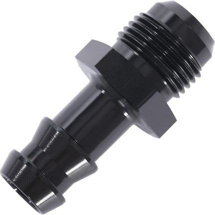 10AN Male Flare to 5/8 Hose Barb Straight Fitting Adapter Aluminum Black， Push Hose Barb Fitting Adapter