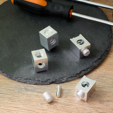 4 Pieces #4-2/0 Neutral Lug Kit Circuit Breaker Ground Lugs Aluminum Grounding Lugs for Electrical Connections(4 Pieces, 4-2/0)
