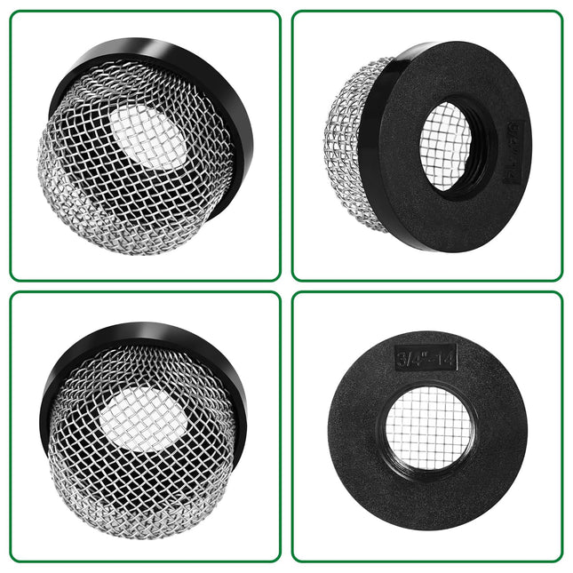 2 Pack Stainless Steel Mesh Strainer 3/4 -14 Aerator Screen Compatible with Livewell Pump – product detail