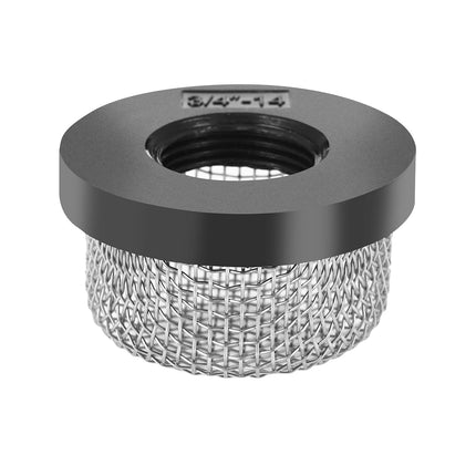 2 Pack Stainless Steel Mesh Strainer, 3/4"-14 Aerator Screen, Compatible with Livewell Pump, Industrial Plumbing Inline, Garden Washers, and Baitwell, Enhancing Filtering and Aeration