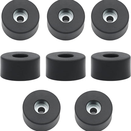 Air Compressor Isolator Pads - 8 Pack Replacement Rubber Feet 192310GS for Coleman Powermate, Sanborn & More - Also Ideal for Speaker Cabinets, Computer Desk, Sofa Cushions (E106661, D091007)