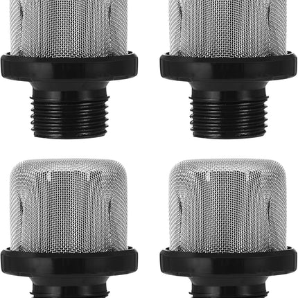 4 Packs 288716 Airless Paint Sprayer Inlet Suction Strainer, 3/4 Inch Thread, Compatible with Magnum X5 LTS15 X7 LTS17 ProX7 ProX17 ProX9 ProX19, Replaces 243-082, 243082, 195697