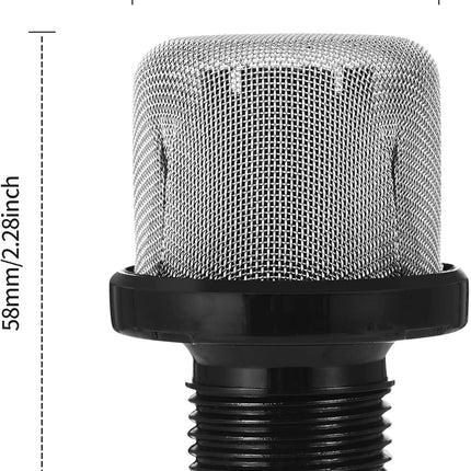 4 Packs 288716 Airless Paint Sprayer Inlet Suction Strainer, 3/4 Inch Thread, Compatible with Magnum X5 LTS15 X7 LTS17 ProX7 ProX17 ProX9 ProX19, Replaces 243-082, 243082, 195697