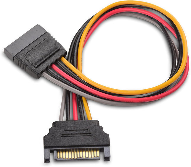 3-Pack 15 Pin SATA Power Extension Cable