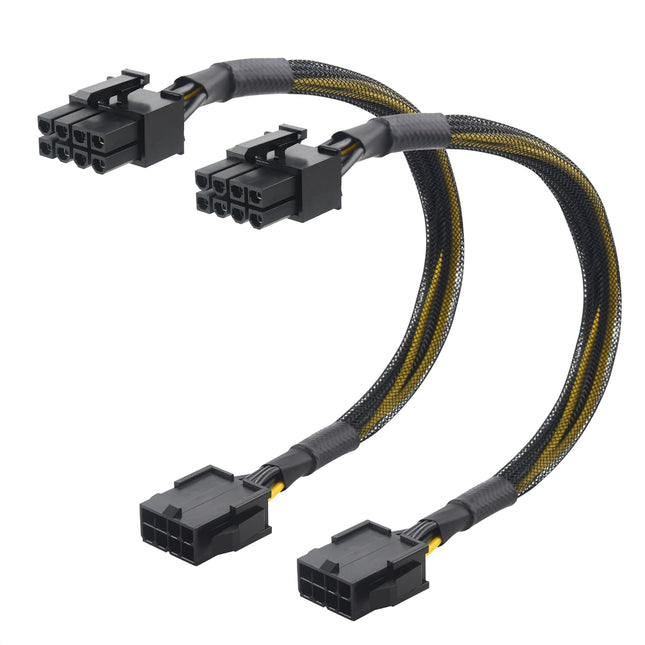 2-Pack 8 Pin PCIe Extension Cable