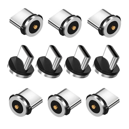 Magnetic Charging Tips Series (Type-c Tips)/10pc,Magnetic Type-C Tips,Just Charger Tips Without USB Cable&Non-Data