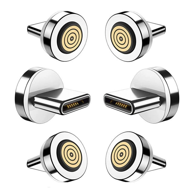 Magnetic Charging Tips 7pin Series (USB-C Tips) 6pcs Magnetic Type-C Tips Just 3.0A & 7Pin