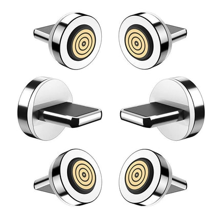 Magnetic Charging Tips 7pin Series lPhone Tips 6pack,Just 3.0A&7Pin Fast Magnetic Connector Tips Adapter Head Compatibility for iProduct Without Data USB Cables